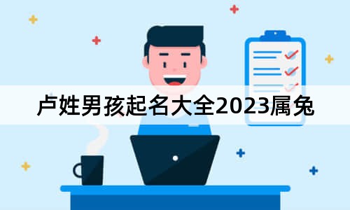 盧姓男孩起名大全2023屬兔